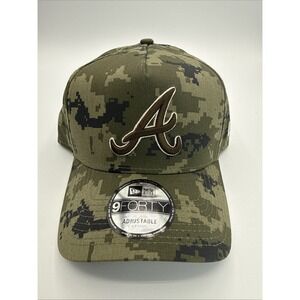 Alanta Braves New Era 9FORTY MLB Digi Camo Baseball‎ Hat Cap SnapBack